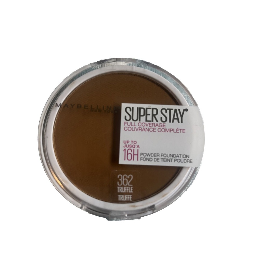 Maybelline Super Stay Full Coverage Pressed Powder Foundation 362 Truffle 0.21oz - Picture 3 of 3